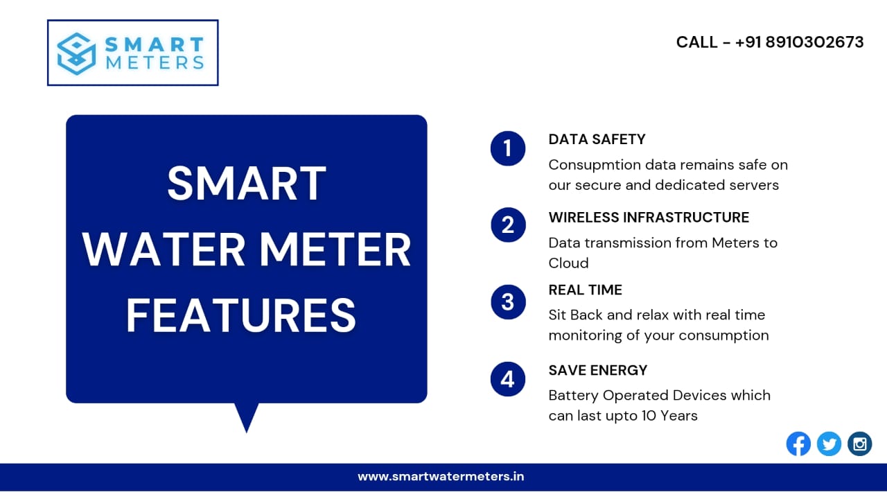 Smart water meter features